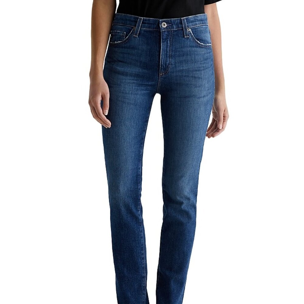 AG Women's Mari Mid Rise Slim Straight Jeans (Sz 26x29) JRN1875BT